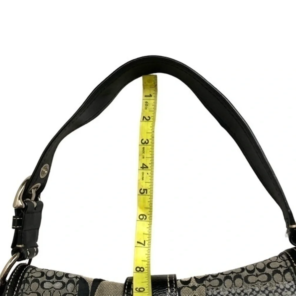 COACH SIGNATURE PATCHWORK SOHO FLAP 12316 HANDBAG BAG PURSE SHOULDER SATCHEL